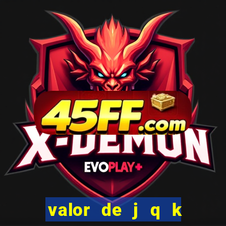 valor de j q k en blackjack